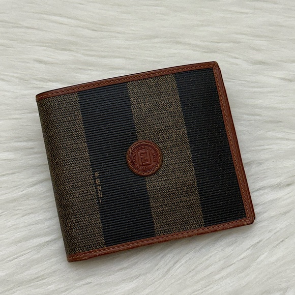 FENDI - PEQUIN STRIPE BI-FOLD WALLET - Picture 2 of 16